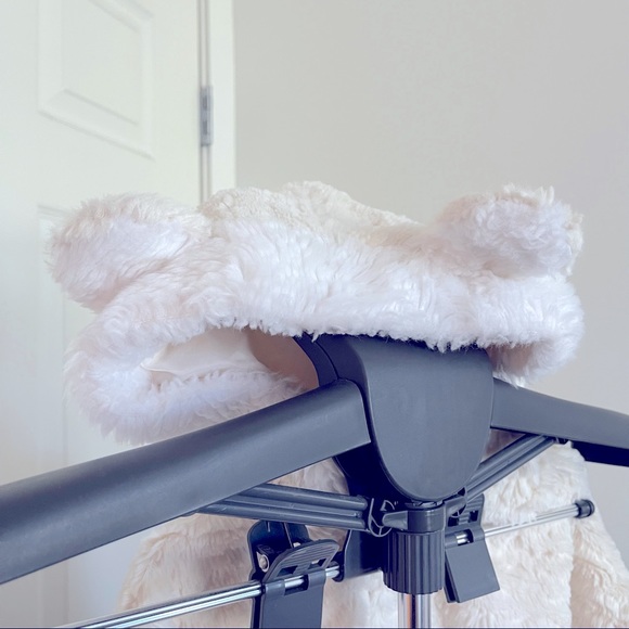 🐻❄️EEUC CUTE BEAR EARS FAUX FUR CAPE 2T-4T / 90cm - Picture 4 of 4